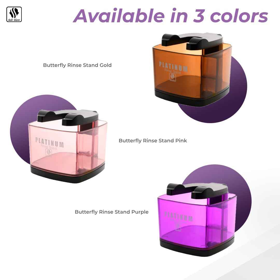 SKULL SHAVER Butterfly platinum rinse stand - Gold