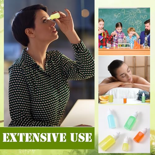 100 Pcs Plastic Dropper Bottles Squeezable Eye Liquid Dropper with Caps and Plug for Oil Eye Liquid Storage (15 ml)