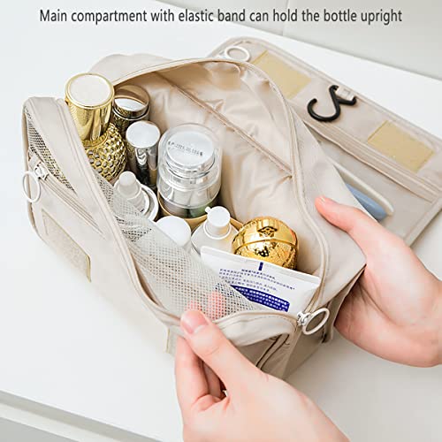 Hanging Travel Toiletry Bag for Women, Water-Resistant Makeup Organizer