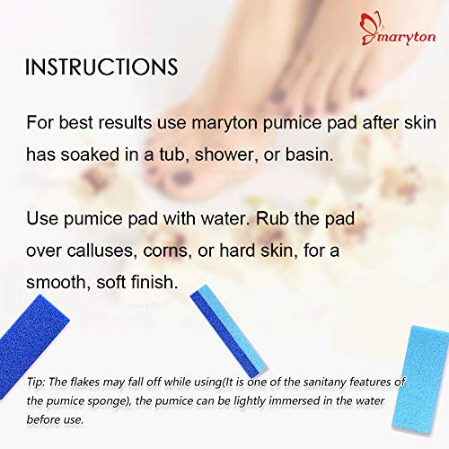 Maryton Foot Pumice Stone Callus Remover - Pack of 4