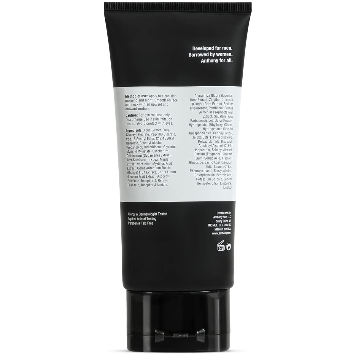 Anthony Day-to-Night Duo, Day Cream SPF 30 Men’s Face Moisturizer with Sunscreen and All-Purpose Facial Moisturizer - Men’s Hydrating Lotion for Dry Skin