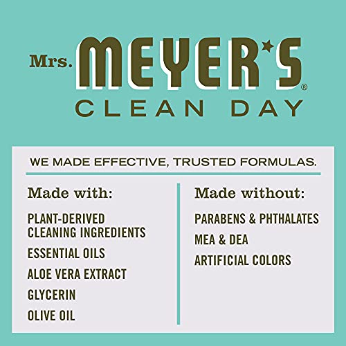 MRS. MEYER'S CLEAN DAY Basil and Lavender Hand Soap Bundle, 2 x 12.5 fl. oz