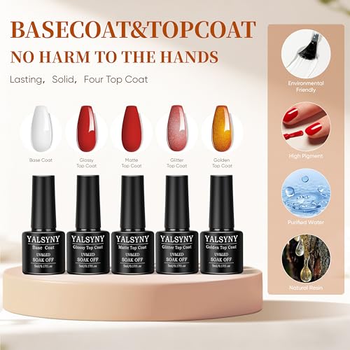 Gel Nail Polish Kit with UV Lamp & Drill - 55 Colors Starter Manicure Set
