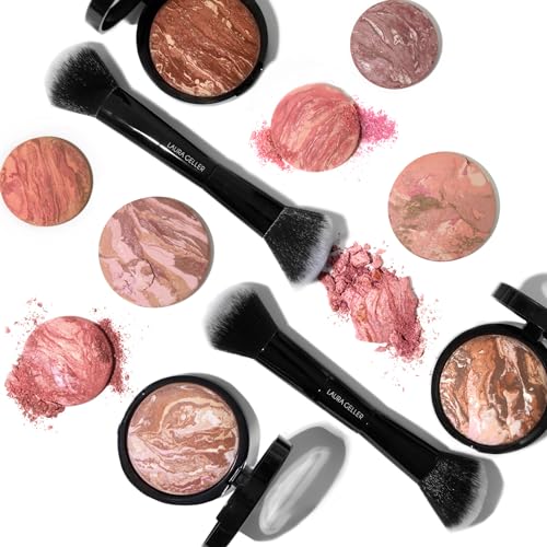 LAURA GELLER NEW YORK Dual-Ended Blush and Bronzer Brush & Retractable Airbrush Kabuki