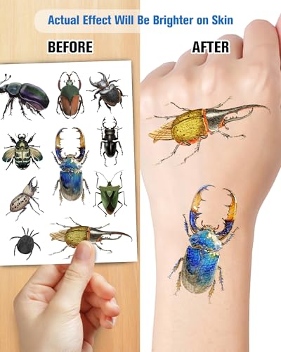 200pc Bug Temporary Tattoos for Party Decorations