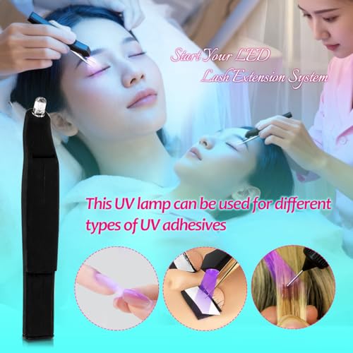 UV Lash Glue 3ml with LED Light Curing Lamp