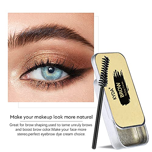 Eyebrow Soap Kit - Waterproof Brow Styling Pomade for Natural 3D Brows