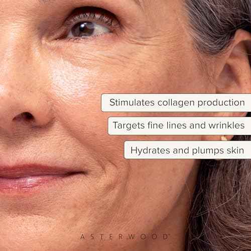 Asterwood Triple Repair Matrixyl 3000 + Argireline + Hyaluronic Acid + Vitamin C Serum for Face - Anti-Aging, Collagen Boosting, Hydrating - Fragrance-Free - 8 Fl Oz