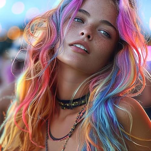 Hair Chalk for Kids & Adults, 10 Washable Colors