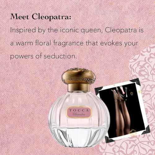 Tocca Cleopatra (20ml + 50ml) Perfume Set for Women - Warm Floral, Grapefruit, Jasmine, Vanilla Musk
