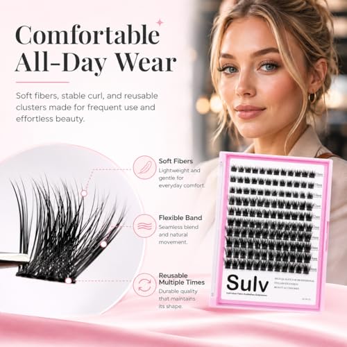 144pcs Wispy D Curl Lash Clusters 10-16mm DIY Eyelash