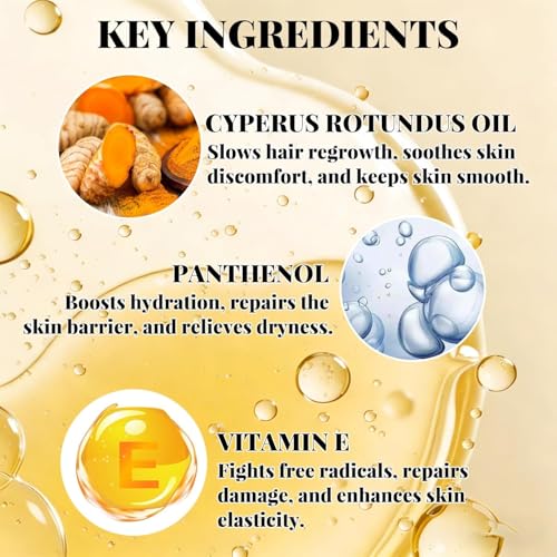 Cyperus Rotundus Oil for Hair Reduction and Skin Moisturizing - 60ML
