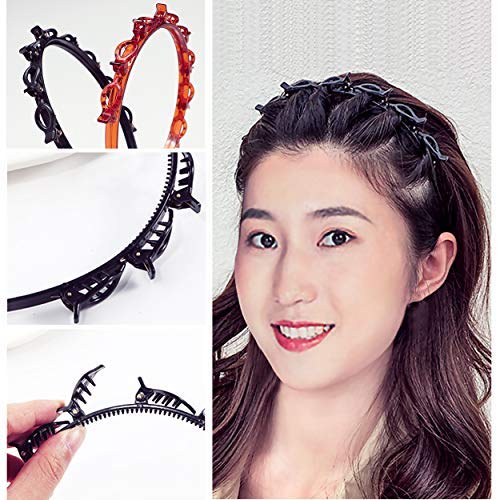 6PCS Double Bangs Hairpin Clips with Anti-Slip Teeth