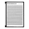 Bodermincer Large Tray D Curl 12 Rows 240 Bundles 10D Cluster Eyelash Extension Natural Russian Volume Faux Cils Eyelashes Individual Cluster False Lashes Makeup 6-20mm to Choose (8mm)