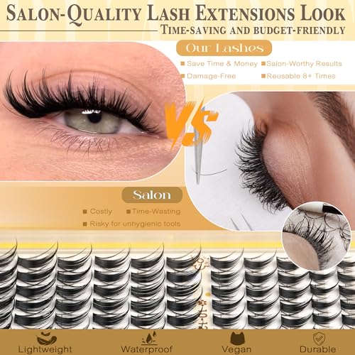 Manga Lash Clusters Fairy Eyelash Natural Cluster Extensions Wispy