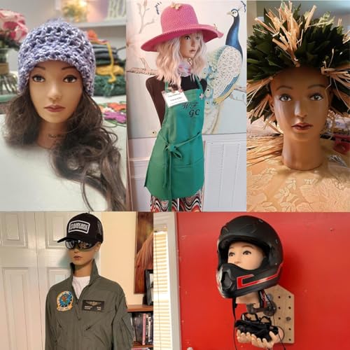 HAIRWAY Professional Bald Mannequin Head - Wig Making & Display