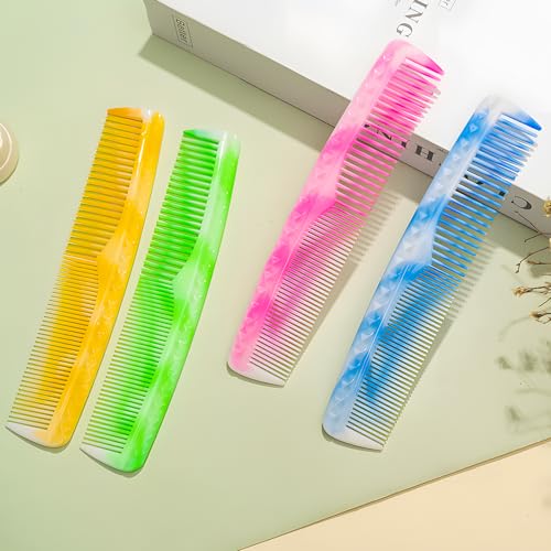 Hair Comb Set 4-Piece | Wide Tooth, Fine Tooth & Rat Tail