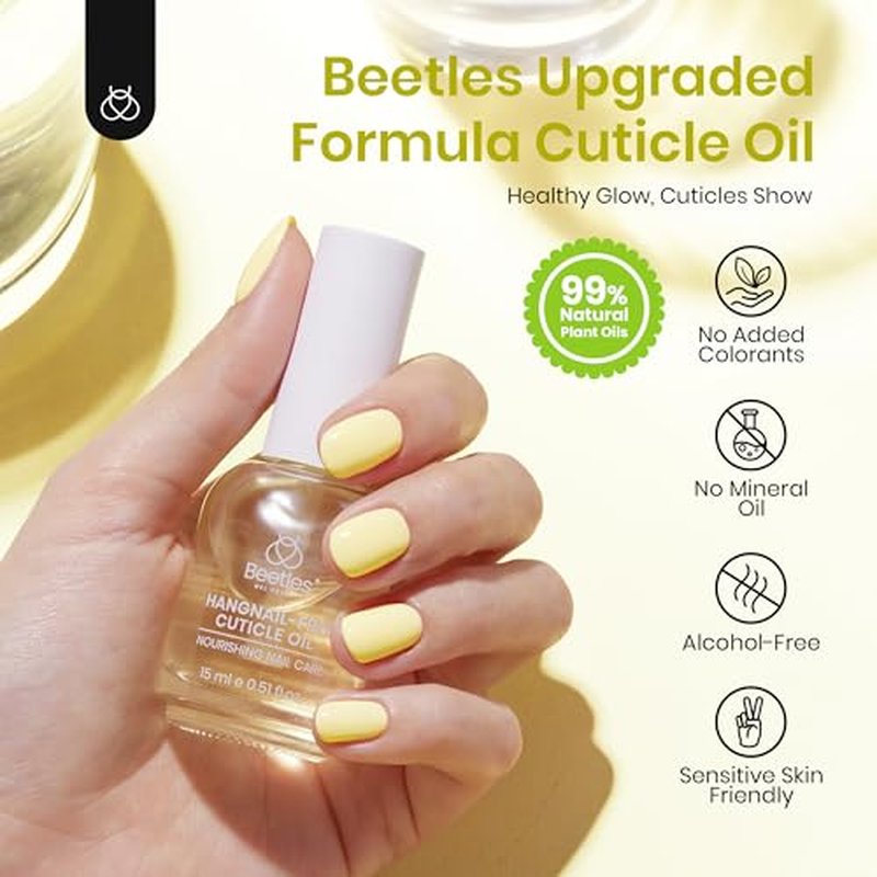 Beetles Cuticle Oil 15ml - Almond & Jojoba for Nails