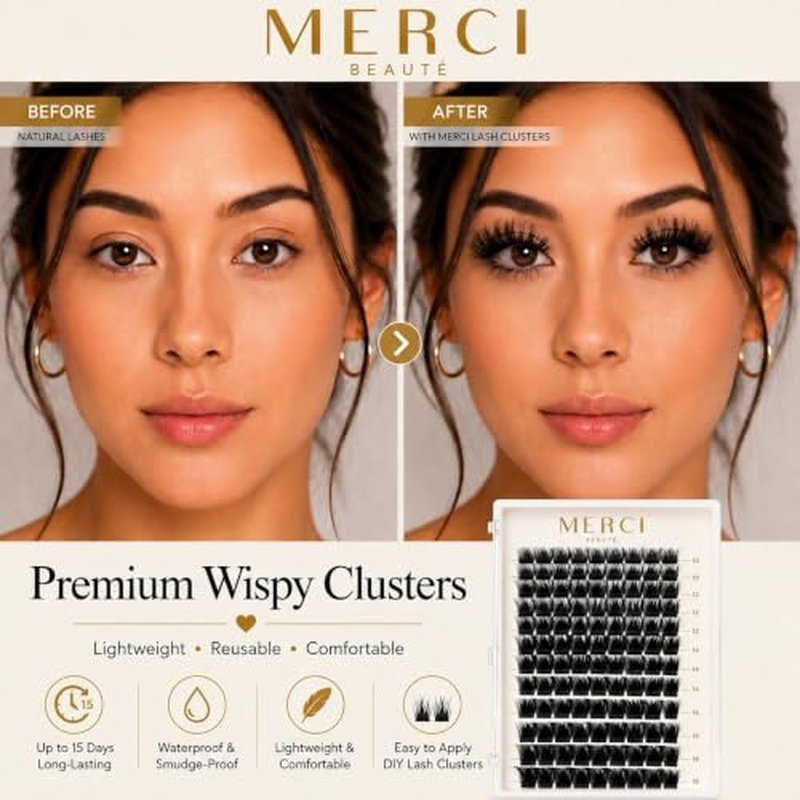 Lash Extension Kit 108 Clusters Waterproof Bond & Remover
