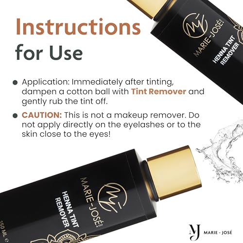Marie-José Henna & Hybrid Tint Remover - Eyebrow Stain Remover 5 fl.oz