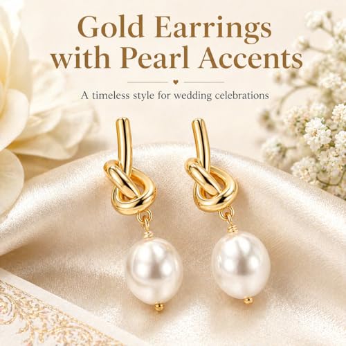 Elegant Bridesmaid Gift Set - 8 Pairs of Wedding Earrings