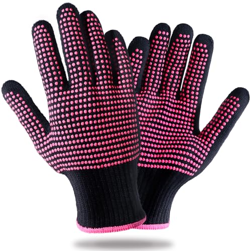 Heat Resistant Gloves for Hair Styling | Curling Iron Gloves