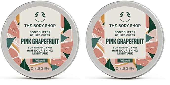 The Body Shop Body Butter, Pink Grapefruit, 1.7 Ounce (Pack of 2)