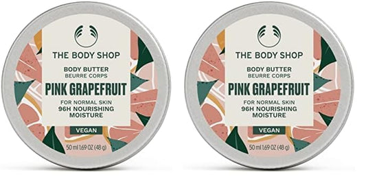 The Body Shop Body Butter, Pink Grapefruit, 1.7 Ounce (Pack of 2)