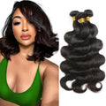 Brazilian Body Wave Hair Bundles 12" 3-Pack Virgin Hair