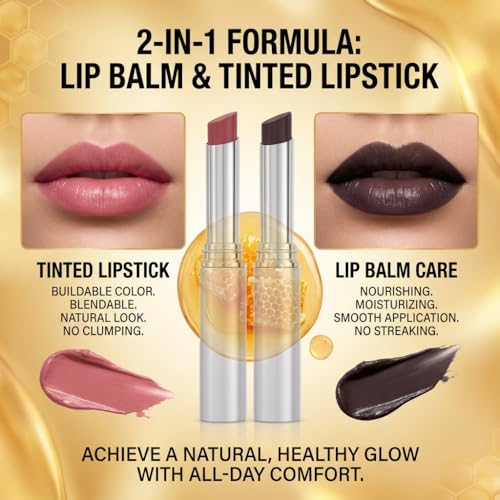 Honey Noir Long Lasting Matte Lipstick - Hydrating Velvet Finish