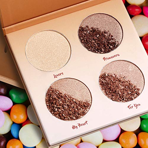 Glow Kit 4-Color Highlighter & Bronzer Palette | Illuminator Shimmer