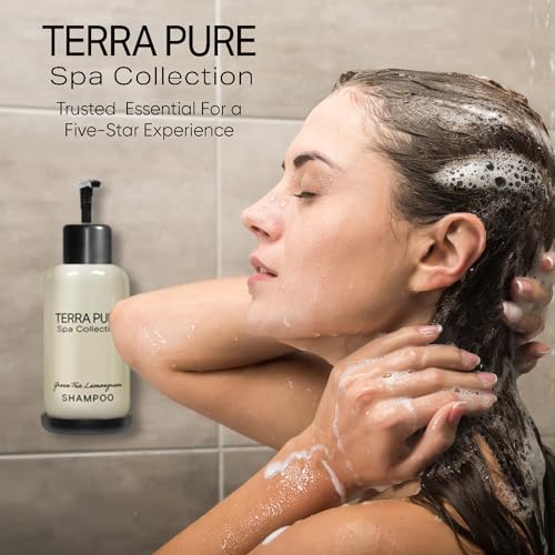 Terra Pure Shampoo | Spa Collection | Hotel Amenities in Pump Bottle | 10.14 oz. / 300 ml (Single Bottle)