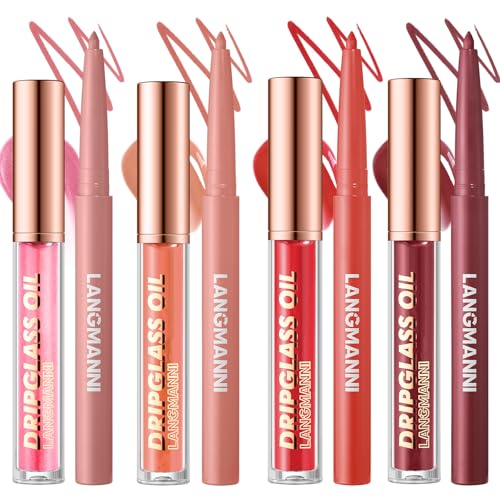 Jolilab 12-Color Matte Lip Liner Set with Lip Oil