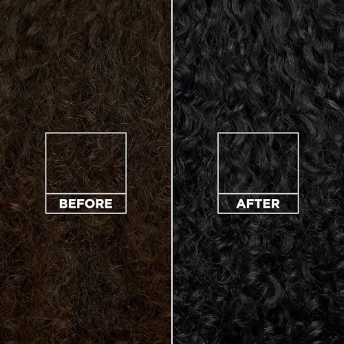 Garnier Nutrisse 0% Ammonia Glossy Curl Hair Dye CR2 Soft Black - Pack of 2