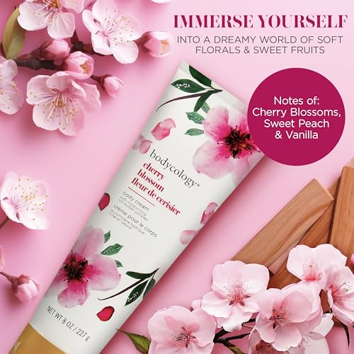 Bodycology Cherry Blossom Shea Butter Body Cream 8 oz - Pack of 1