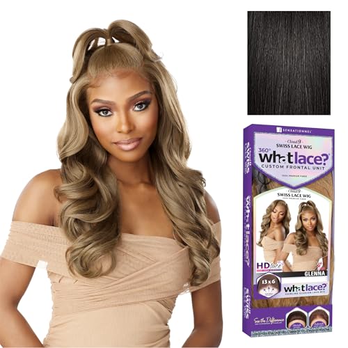 Sensationnel What Lace 13x6 Wig-Glenna, 1B OFFBLACK