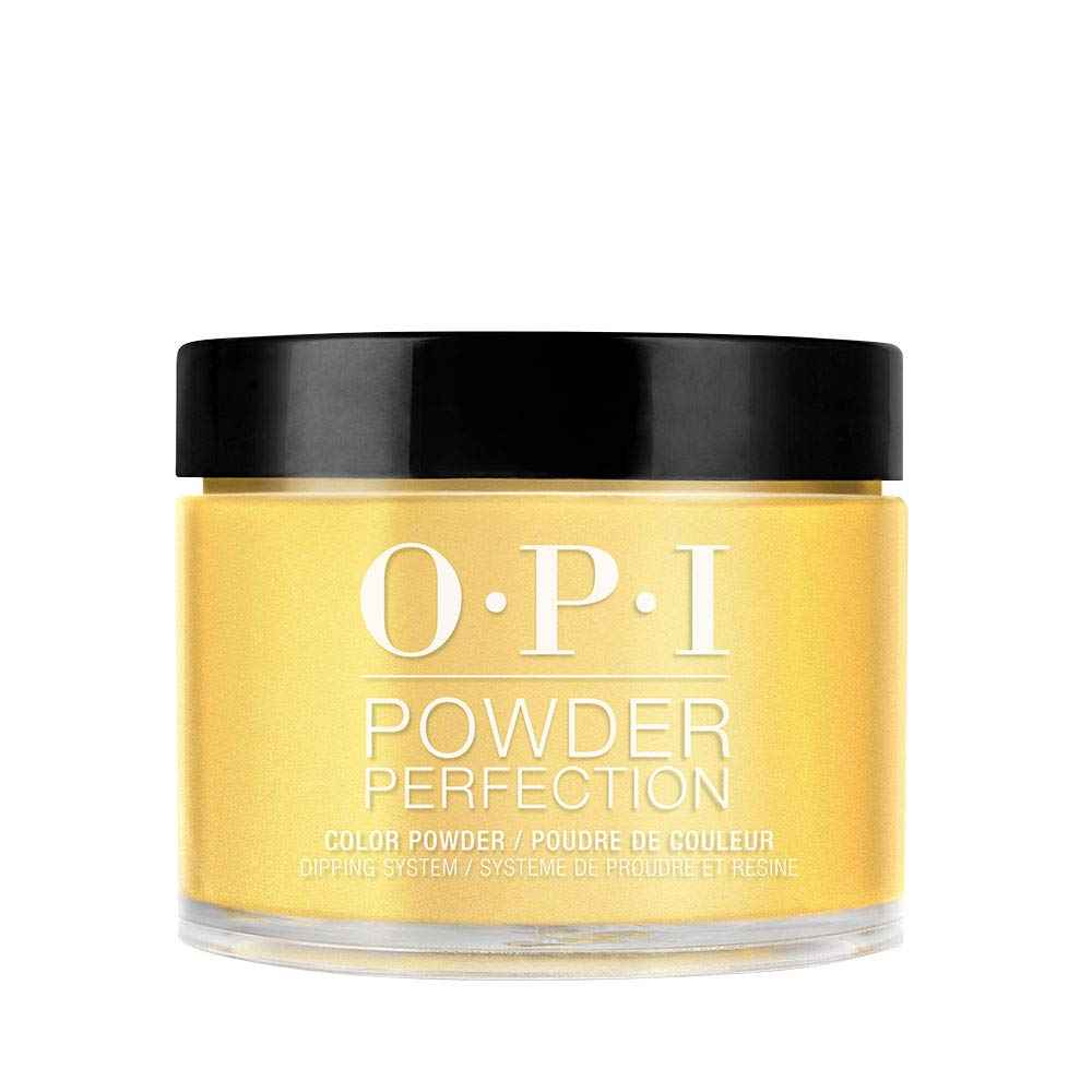 OPI Powder Perfection Exotic Birds Do Not Tweet | Opaque Soft Yellow Crème Nail Dipping Powder | Acrylic Alternative