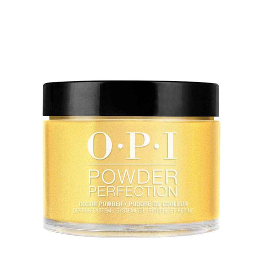 OPI Powder Perfection Exotic Birds Do Not Tweet | Opaque Soft Yellow Crème Nail Dipping Powder | Acrylic Alternative