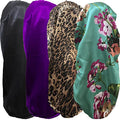 4 Pcs Satin Bonnet Set for Women - Soft Silky Sleep Caps