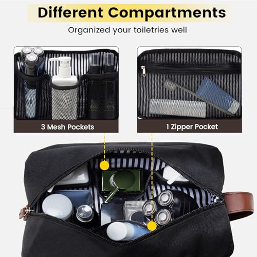 Vorspack Water-Resistant Toiletry Bag for Men – Travel Organizer