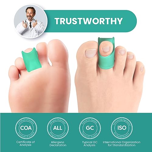 Welnove Hammertoe Corrector - 6 Pack Gel Toe Splints