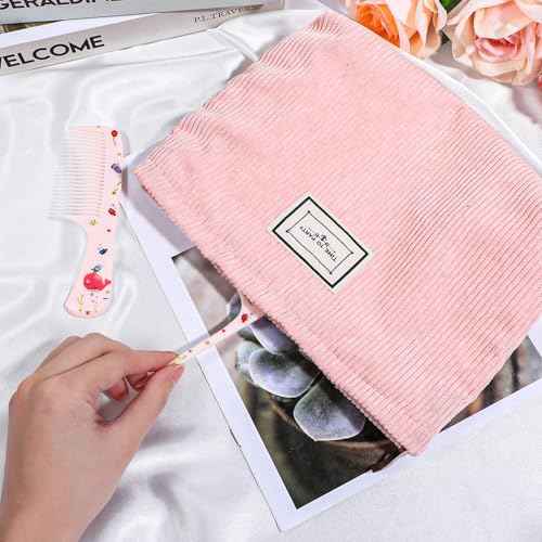 Giantree 4Pcs Baby Hair Comb, Kids Hair Brush Set for Girls Boys, Cute Hairs Comb Set Toddler Hairs Comb, Mini Comb Rat Tail Hairs Styling for Toddler Child's Hair Travel Style A)