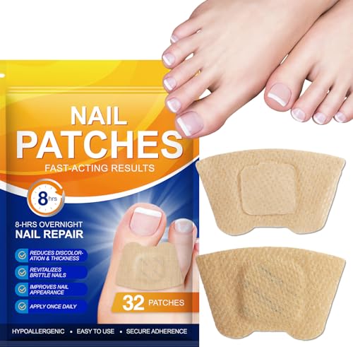 Toenail Treatment Patches - 32 Pc Extra Strength Overnight Repair
