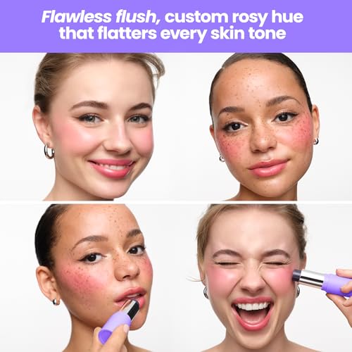 Wonderskin pH-Activated Cream Blush Stick - Multi-Use for Cheeks & Lips