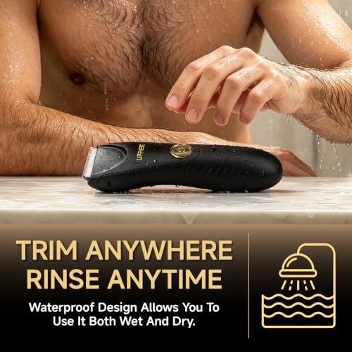 Ufree Body Hair Trimmer for Men - Waterproof, Ceramic Blade, LED
