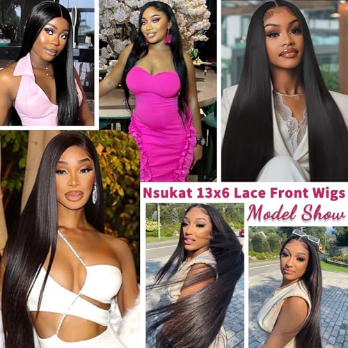 24 Inch 13x6 Lace Front Wig Human Hair Straight 200 Density