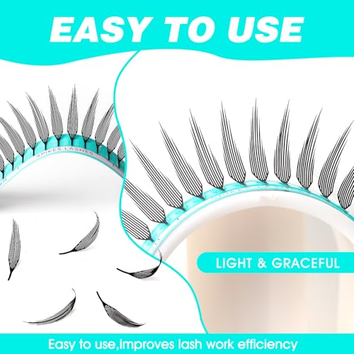 VAVALASH Premade Anime Chunk Lash Extensions 0.07 D Curl