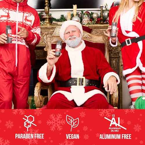 HAPPY NUTS Comfort Powder Deodorant For Men: Anti-Chafing Sweat Defense, Odor Control, Aluminum-Free, Perfect Stocking Stuffer Gift for Men's Private Parts 4 oz (1 Pack), Original Scent