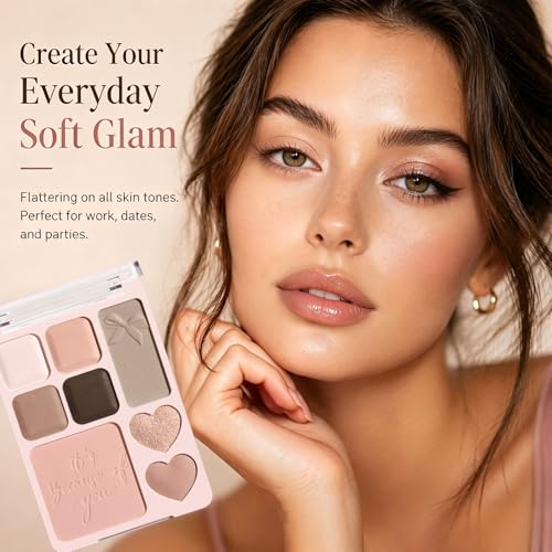 MOOMARTO All-in-One Face & Eye Makeup Palette - Sunset Romance