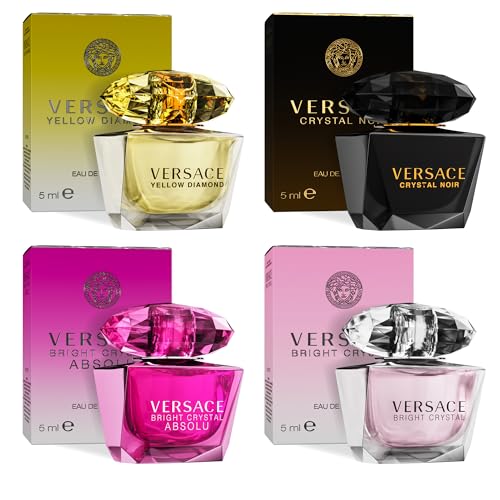 Versace Women's Mini Perfume Sampler Set - 4-Piece Fragrance Set